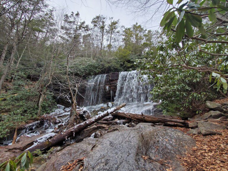 Hiking at Glen Onoko Falls